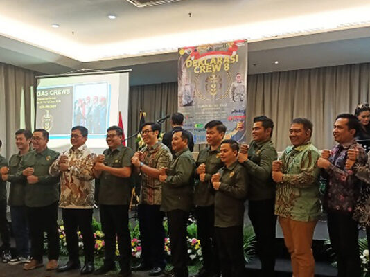 Deklarasi Crew 8, Kolonel (Purn) Catur Puji Santosa Beberkan Hal Ini deklarasi