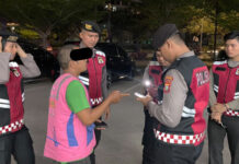 Polda Kepri Lakukan Penindakan Tipiring Terhadap Juru Parkir Di Batam Kepri