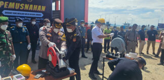 Pemusnahan Barang Bukti (BB) DJBC Khusus Kepri Kepri