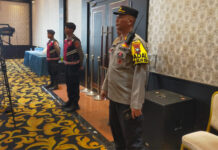 Pengamanan Rapat Pleno Terbuka Rekapitulasi Pilkada Karimun Kepri Pleno