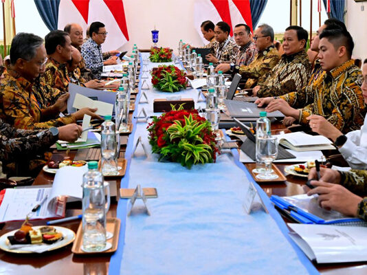 Rapat Terbatas Presiden Prabowo Subianto Pencapaian Swasembada Pangan pangan