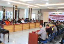 Wakapolres Karimun Pimpin Rakor Lintas Sektoral Operasi Lilin Seligi 2024 rakor