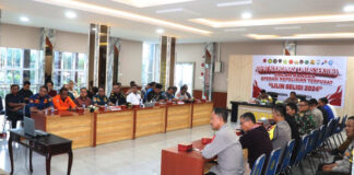 Wakapolres Karimun Pimpin Rakor Lintas Sektoral Operasi Lilin Seligi 2024 rakor