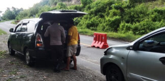 Razia Miras Jelang Natal dan Tahun Baru Polres Halmahera Utara razia