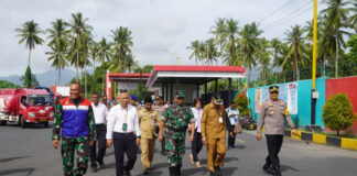 Bupati Frans Manery Sidak Ke Pertamina bupati