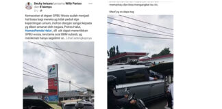 Warga Keluhkan Kemacetan Di Depan SPBU Wosia Akibat Antrian Panjang spbu