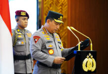 Kapolri Lantik Kapolda Sumbar Di Mabes Polri sumbar