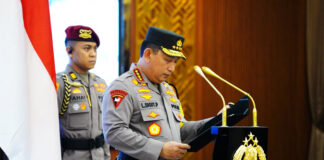 Kapolri Lantik Kapolda Sumbar Di Mabes Polri sumbar
