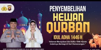 Kapolres Sintang Serahkan 6 Ekor Sapi dan 2 Ekor Kambing Qurban di Hari Raya Idul Adha 1446 H/2025 M Kapolres Sintang