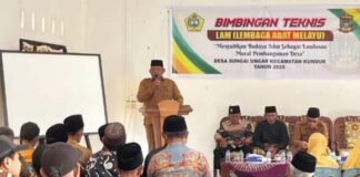 Pemerintah Desa Sungai Ungar Gelar Bimtek: Adat Melayu Jadi Landasan Moral Pembangunan Desa