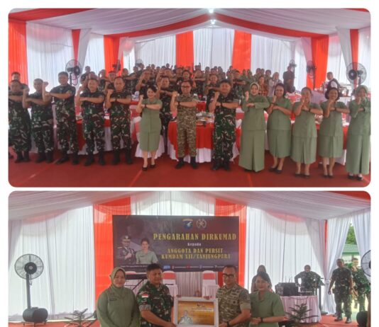 Kunjungan Kerja Dirhukumad Brigjen TNI Aloysius Agung Widi Wandono di Kumdam XII/Tanjungpura: Penguatan Pembinaan & Penegakan Hukum di Jajaran TNI AD