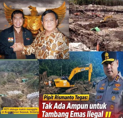Tambang Emas Ilegal Masih Marak di Kalbar, Lidik Krimsus RI Soroti Dugaan Pembiaran Aparat
