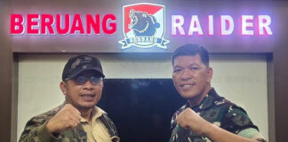 Pada Penghujung Desember 2025, Ketua Umum Lidik Krimsus RI Turun ke Lapangan di Kalimantan Barat, Silaturahmi dengan Danyon 641/Beruang