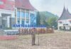 Kasat Pol PP dan Damkar Asril Pimpin Apel Pagi, Tekankan Disiplin Pegawai Di Lingkungan Pemkab Solok