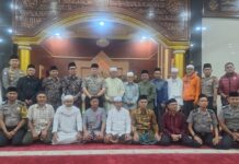 Kapolres Solok Pimpin Gerakan Subuh Berjamaah di Masjid Al Muhajirin Koto Baru