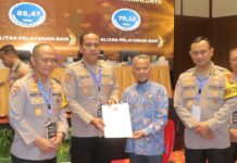 Kabag SDM Polres Solok AKP Defrianto, S.H., M.H. Hadiri Rapat Anev Polda Sumbar