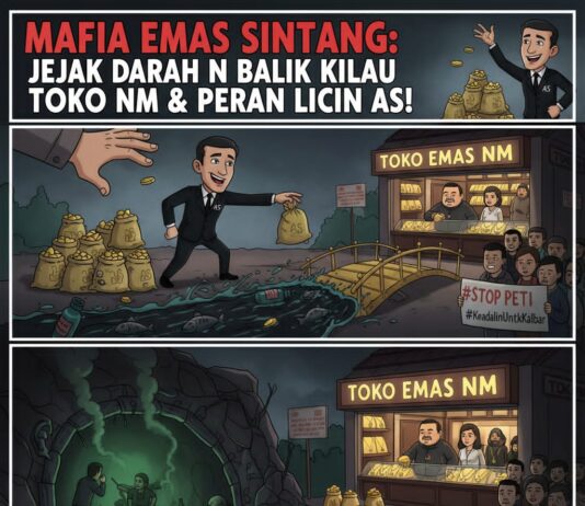 MAFIA EMAS SINTANG: Menelusuri Jejak ‘Darah’ di Balik Kemilau Toko NM dan Peran Licin Inisial AS