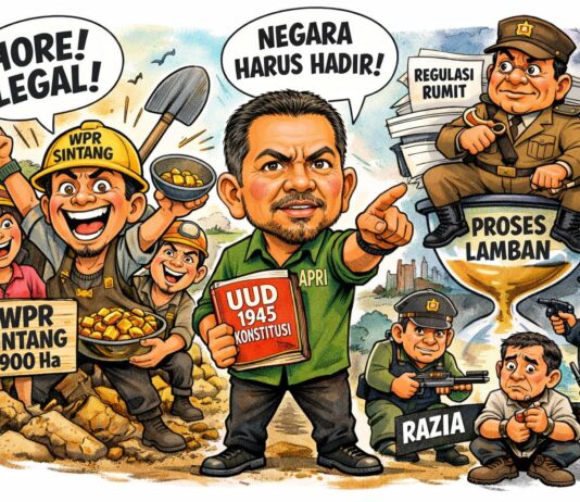 WPR Sintang Terbit, APRI Kalbar: Euforia Penambang Harus Diikuti Keberanian Negara Menjalankan Amanat Konstitusi