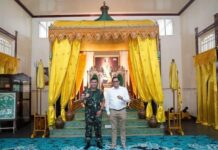 Silaturahmi Ramadhan, Pangdam XII/Tpr Kunjungi Sultan Pontianak, Perkuat Persatuan Jelang Idul Fitri