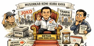 Menghitung Hari: Kursi Ketua KONI Kubu Raya Nyaris Tanpa Perlawanan, Aklamasi di Depan Mata