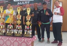 Jurnalis Kepulauan Kundur Melaju ke 16 Besar Turnamen Tenis Meja HUT Bhayangkara ke-80 Kundur