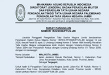 Wali Kota Jambi Jadi Tergugat, Sidang Perdana di PTUN 22 Juli 2026