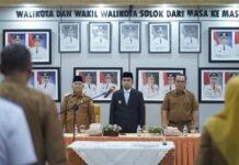 Wako Solok Lantik Ricky Carnova sebagai Kepala Dinas Perdagangan, Koperasi dan UKM
