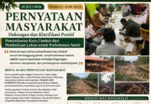 Pernyataan Masyarakat Desa Permata Mengenai Pemanfaatan Kayu Limbah Hasil Pembukaan Lahan: Perspektif Tata Kelola Sumber Daya Alam yang Bertanggung Jawab