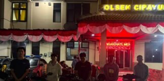 Brimob Metro Jaya Bubarkan Balap Liar, Lima Motor Diamankan