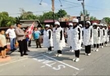 Gerak Jalan Kreasi Desa Lubuk Menarik Perhatian Serius dari Warga