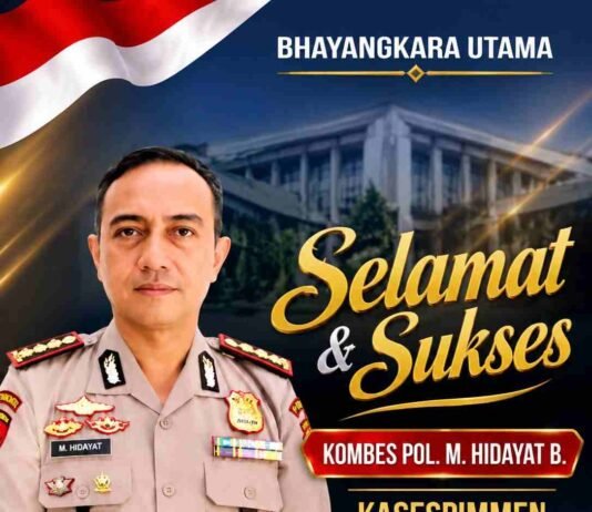 Kombes Pol. Moh. Hidayat B., Alumni Akpol 1994 yang Dipercaya Menjabat Kasespimmen Sespim Lemdiklat Polri
