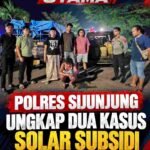 Dua Hari Berturut-turut, Polres Sijunjung Ungkap Dugaan Niaga Solar Subsidi, 66 Jeriken Disita