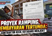 Kontraktor Kecil Kotabaru Terhimpit Tunggakan, Kepastian Pembayaran Dinanti